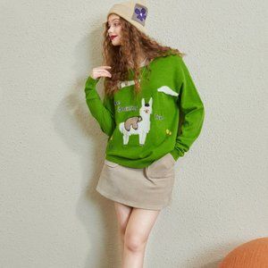 Vintage corduroy high waist skirt